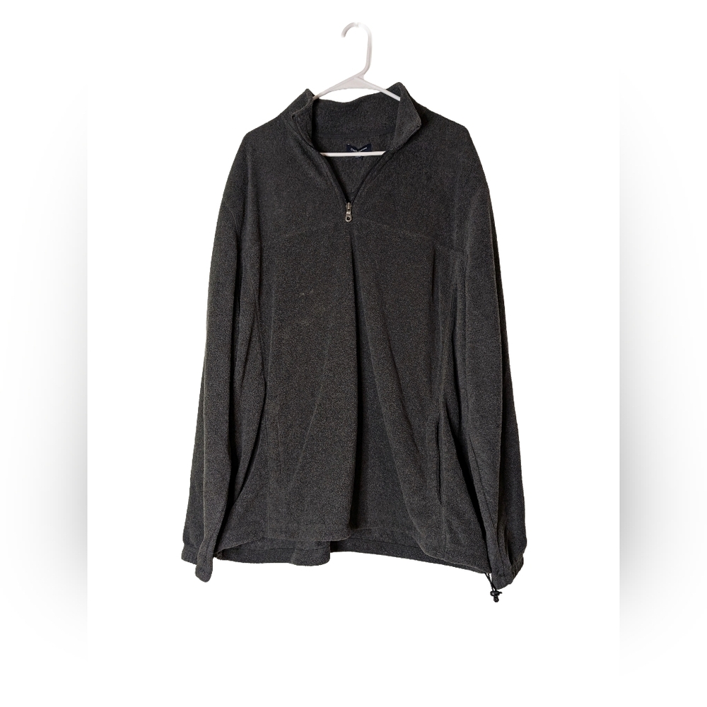 Croft & Barrow Men's Charcoal Zip-Up Sweater